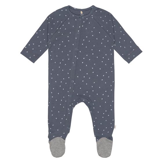 Lässig Schlafanzug Pyjama aus Bio-Baumwolle - Triangle Blue - Gr. 50/56