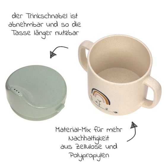 Lässig Sippy cup with double handle - Garden Explorer