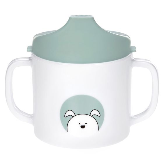 Lässig Schnabeltasse mit Doppelgriff - Little Chums Dog
