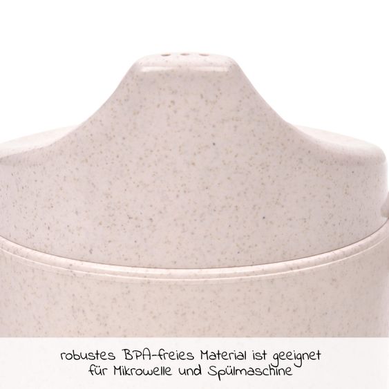 Lässig Double handle sippy cup - Little Forest Rabbit - Rose