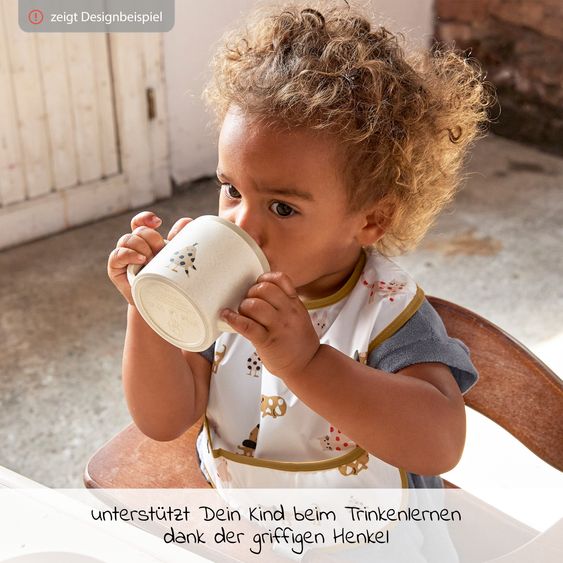 Lässig Schnabeltasse mit Doppelgriff - Little Mateys - Spicy Orange