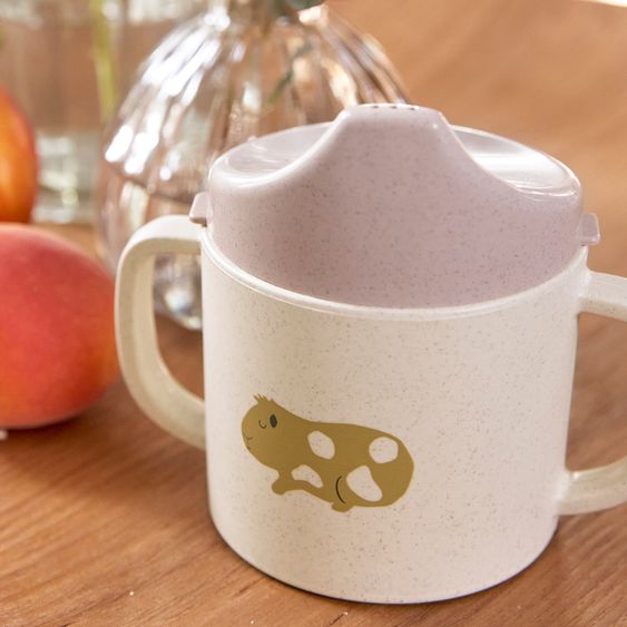 Lässig Schnabeltasse mit Doppelgriff - Little Mateys - Spicy Orange