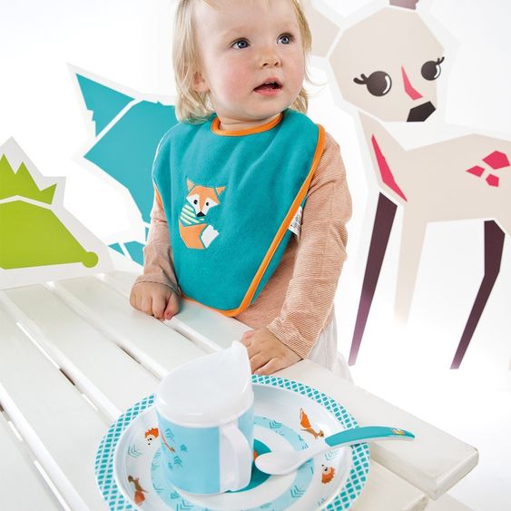 Lässig Schnabeltasse mit Doppelgriff - Little Tree Fox