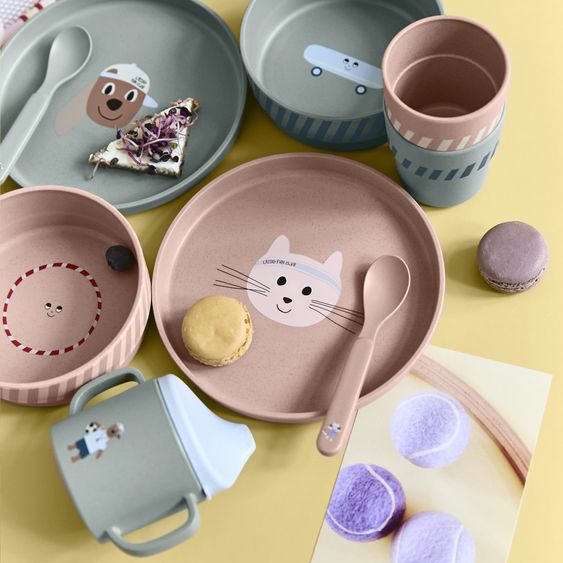 Lässig Sippy cup with double handle - Tiny Team Dog