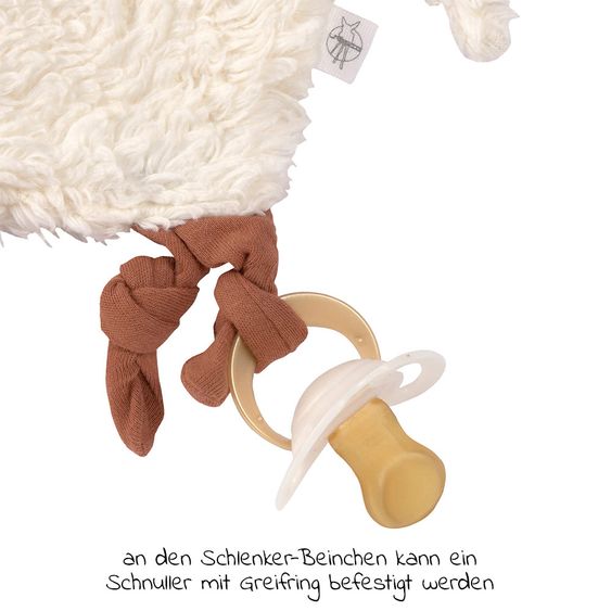 Lässig Schnuffeltuch Knitted Baby Comforter GOTS - Tiny Farmer - Sheep