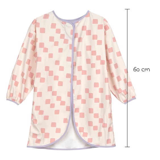 Lässig Schürze / Ärmel-Lätzchen Long Sleeve Apron - Happy Fruits - Peach