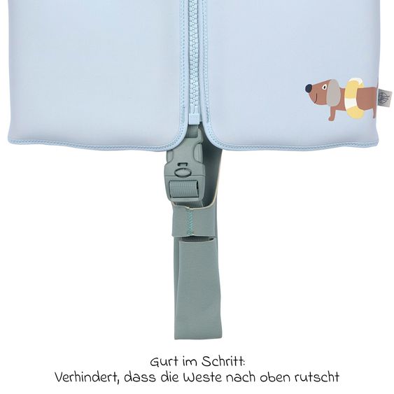 Lässig Schwimmweste Swim Vest - Blue / Pale Yellow - Gr. 2-6 Jahre