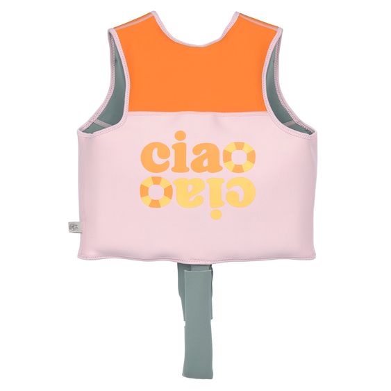 Lässig Swim Vest Swim Vest - Pale Pink / Orange - Size: 2-6 Years