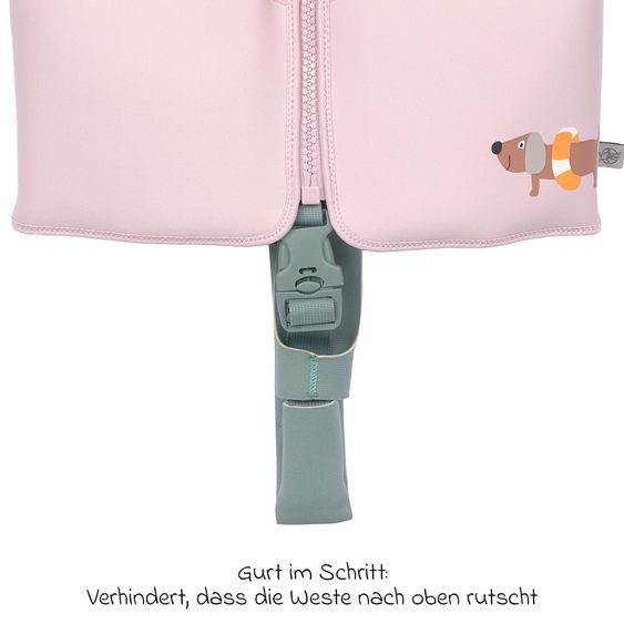 Lässig Swim Vest Swim Vest - Pale Pink / Orange - Size: 2-6 Years