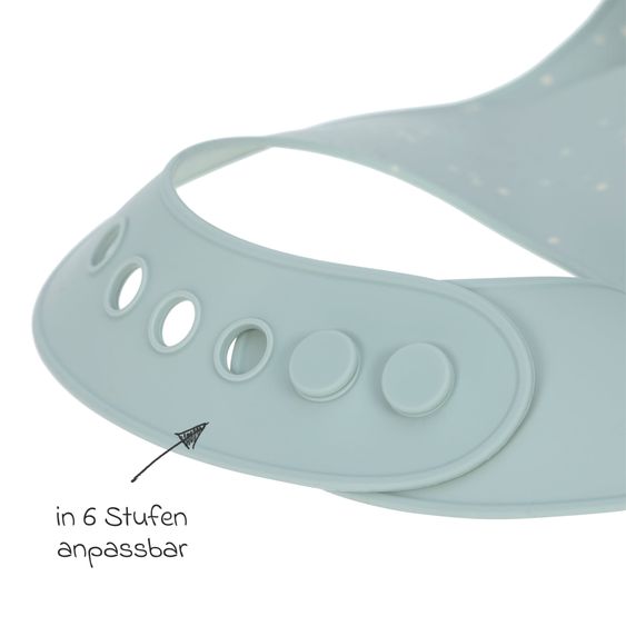 Lässig Silicone bib 2-pack - Blue / Nature