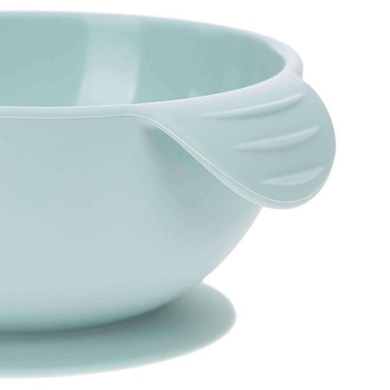 Lässig Silikon-Schale mit Saugfuß - Light Blue