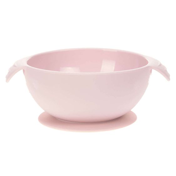 Lässig Silikon-Schale mit Saugfuß - Light Pink