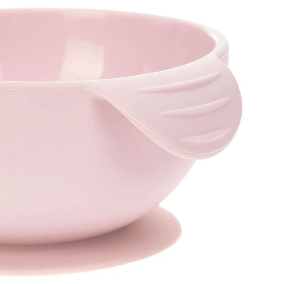 Lässig Silikon-Schale mit Saugfuß - Light Pink