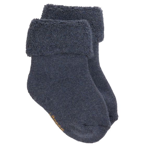 Lässig Socken 3er Pack aus Bio-Baumwolle - Blue - Gr. 12-14