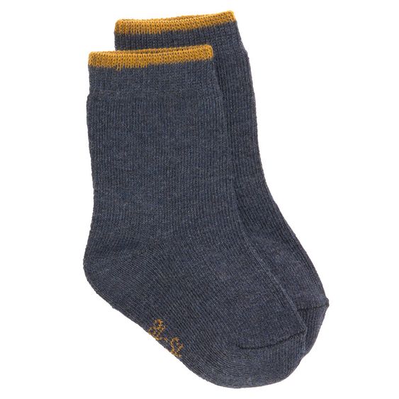 Lässig Socken 3er Pack aus Bio-Baumwolle - Blue - Gr. 12-14