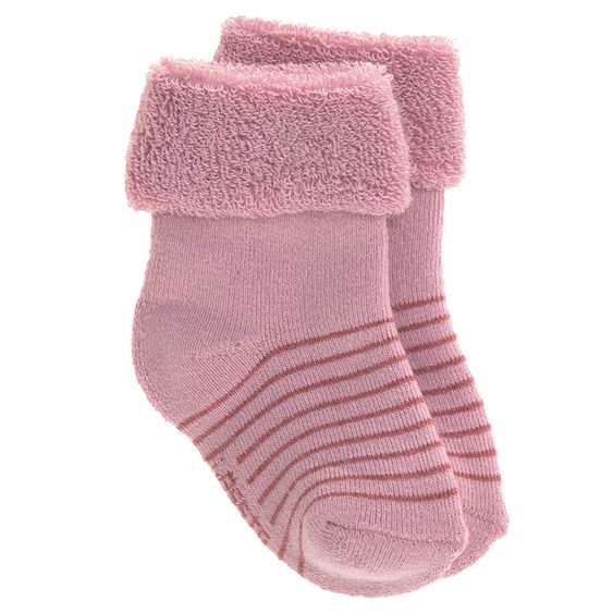 Lässig Socken 3er Pack aus Bio-Baumwolle - Rosewood - Gr. 12-14