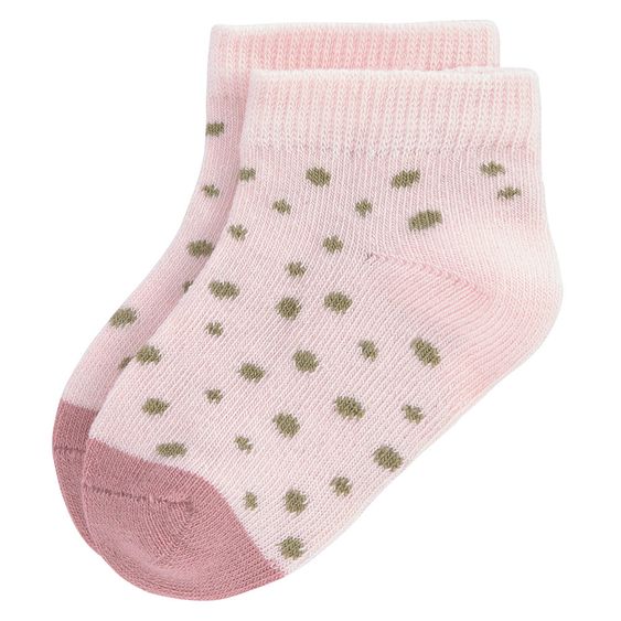 Lässig Socken 3er Pack Sneaker Socks aus Bio-Baumwolle - Cinnamon - Gr. 12-14