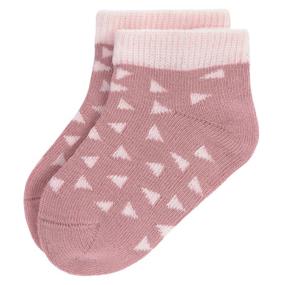 Lässig Socken 3er Pack Sneaker Socks aus Bio-Baumwolle - Cinnamon - Gr. 12-14