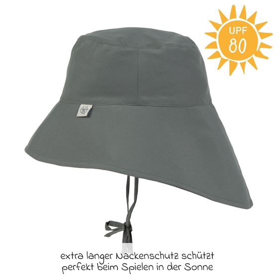 Lässig Cappello da sole con protezione per il collo SPF Cappello a collo lungo con protezione solare - Oliva profonda - Taglia 43/45