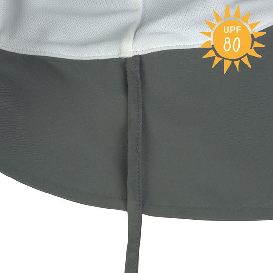 Lässig Cappello da sole con protezione per il collo SPF Cappello a collo lungo con protezione solare - Oliva profonda - Taglia 43/45