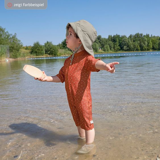 Lässig Sonnen-Hut mit Nackenschutz LSF Sun Protection Long Neck Hat - Grey - Gr. 43/45