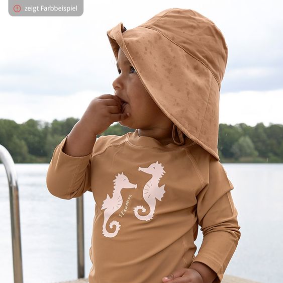 Lässig Sonnen-Hut mit Nackenschutz LSF Sun Protection Long Neck Hat - Milky - Gr. 43/45