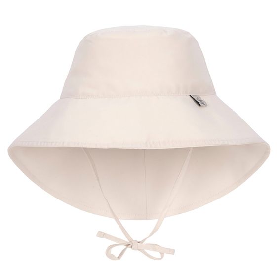 Lässig Cappello da sole con protezione per il collo SPF Cappello a collo lungo - Bianco sporco - Taglia 43/45
