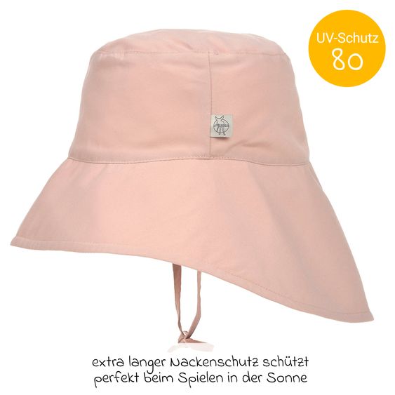 Lässig Sonnen-Hut mit Nackenschutz LSF Sun Protection Long Neck Hat - Pink - Gr. 46/49