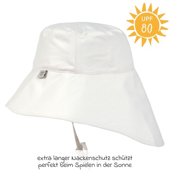 Lässig Sonnen-Hut mit Nackenschutz LSF Sun Protection Long Neck Hat - Sea Salt - Gr. 43/45