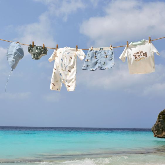 Lässig Sonnen-Hut mit Nackenschutz LSF Sun Protection Long Neck Hat - Sky Blue - Gr. 43/45