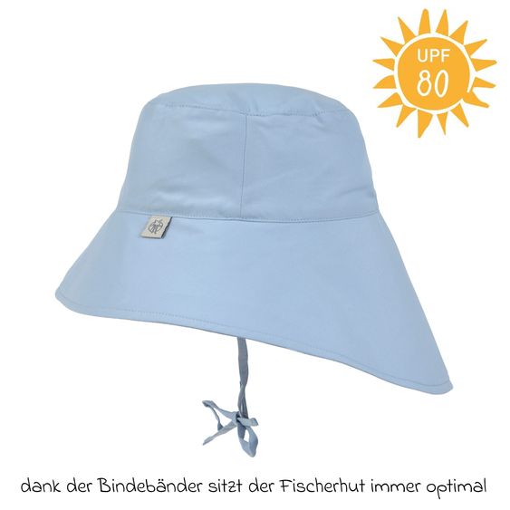 Lässig Cappello da sole con protezione per il collo SPF Cappello a collo lungo con protezione solare - Azzurro - Taglia 50/51