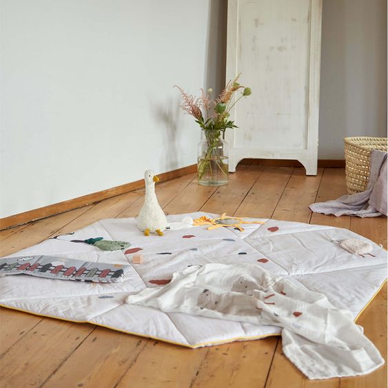 Lässig Spieldecke / Aufbewahrungsbox Activity Toy Blanket - Tiny Farmer