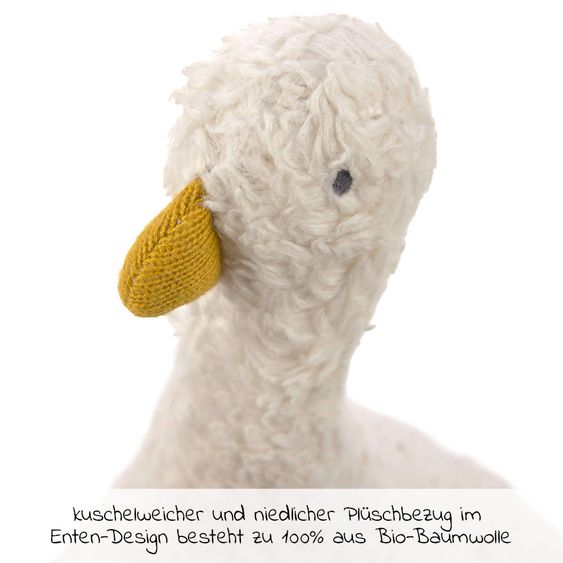Lässig Spieluhr aus Bio-Baumwolle mit Bluetooth-Lautsprecher - Tiny Farmer Goose