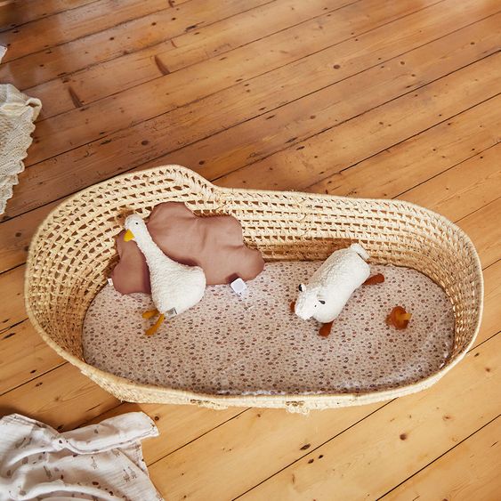 Lässig Spieluhr aus Bio-Baumwolle mit Bluetooth-Lautsprecher - Tiny Farmer Goose