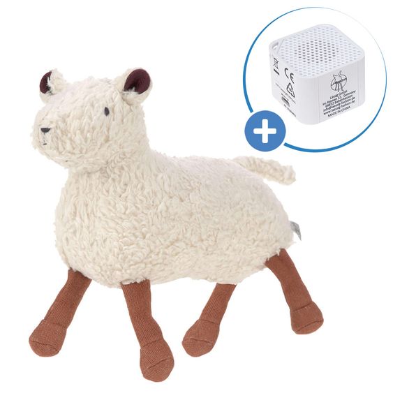 Lässig Spieluhr aus Bio-Baumwolle mit Bluetooth-Lautsprecher - Tiny Farmer Sheep