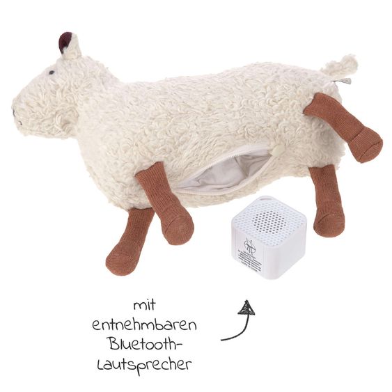 Lässig Spieluhr aus Bio-Baumwolle mit Bluetooth-Lautsprecher - Tiny Farmer Sheep