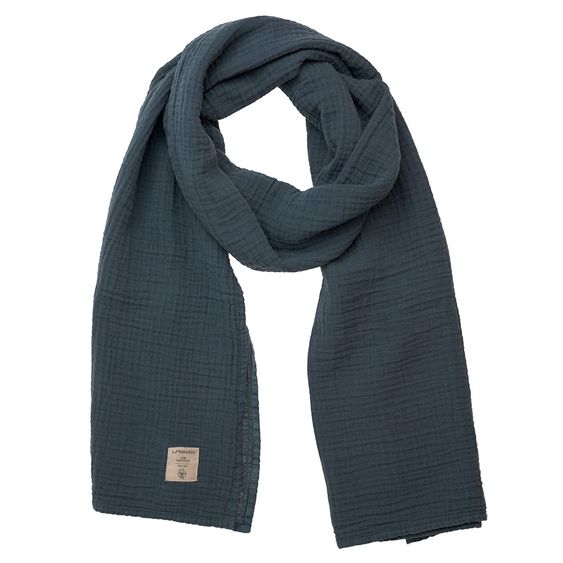 Lässig Stillschal Muslin Nursing Scarf 70 x 230 cm - Navy