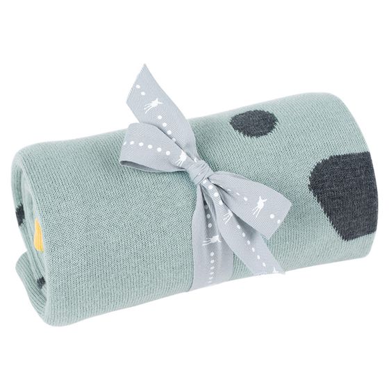 Lässig Organic cotton knitted blanket 75 x 100 cm - Little Chums Dog