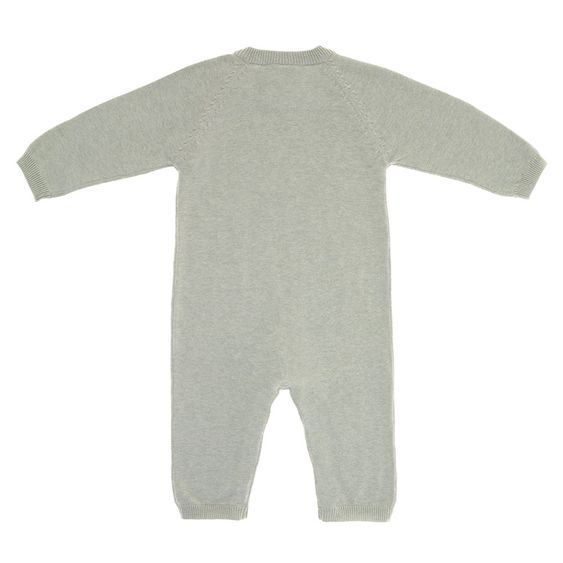 Lässig Strick-Overall GOTS - Garden Explorer Aqua Grey - Gr. 50/56