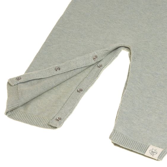 Lässig Strick-Overall GOTS - Garden Explorer Aqua Grey - Gr. 50/56