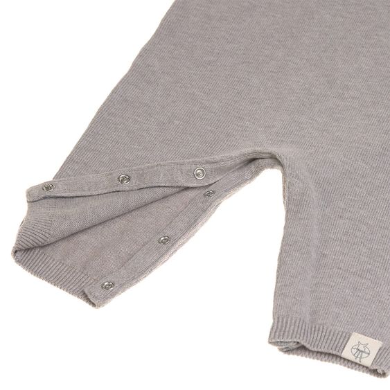 Lässig Strick-Overall GOTS - Garden Explorer Grey - Gr. 50/56