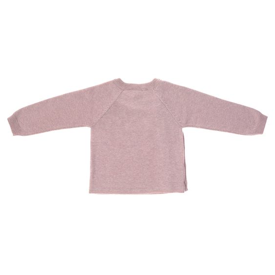 Lässig Strick-Pullover Kimono GOTS - Garden Explorer Light Pink - Gr. 50/56