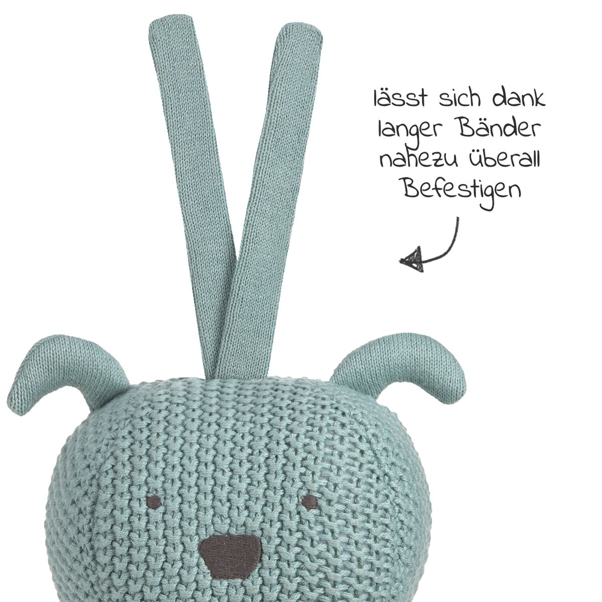 Lässig Strick-Spieluhr aus Bio-Baumwolle - Little Chums Dog