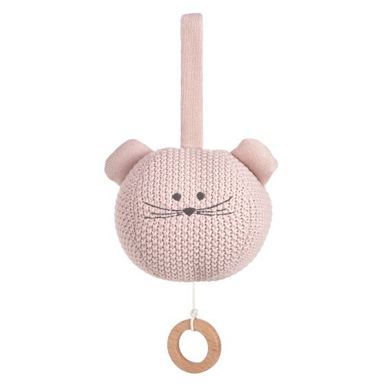 Lässig Organic cotton knitted music box - Little Chums Mouse