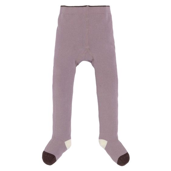 Lässig Strumpfhose Tights aus Bio-Baumwolle - Tiny Farmer Lilac - Gr. 50/56