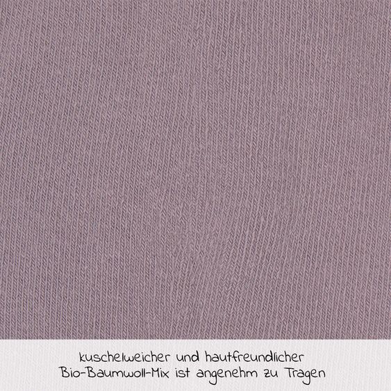 Lässig Strumpfhose Tights aus Bio-Baumwolle - Tiny Farmer Lilac - Gr. 50/56