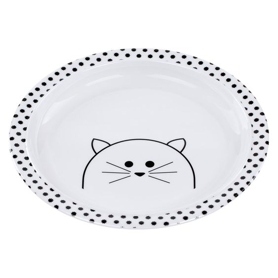 Lässig Teller rutschfest 21 cm - Little Chums Cat