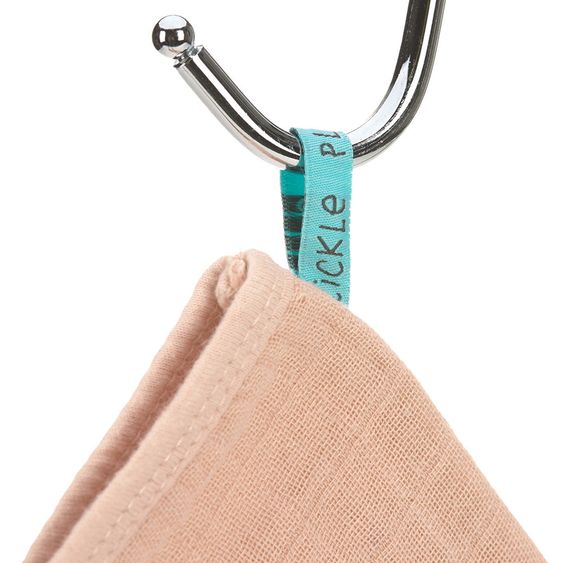 Lässig Waschhandschuh 3er Pack Muslin - Light Pink