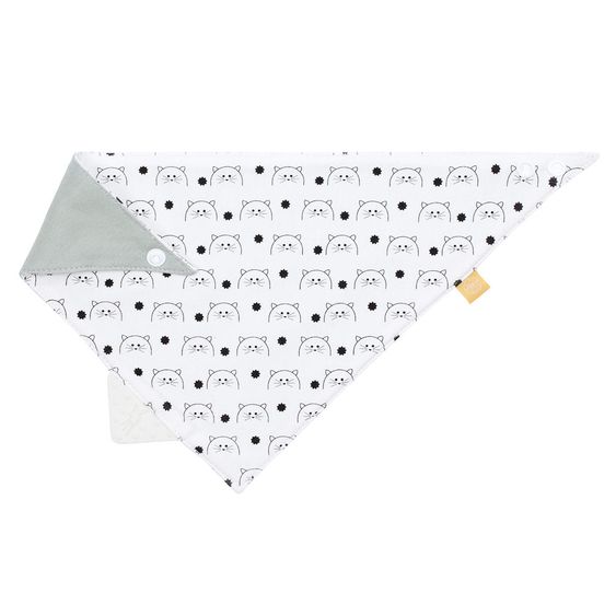 Lässig Wende-Bandana mit Beißecke - Little Chums Cat