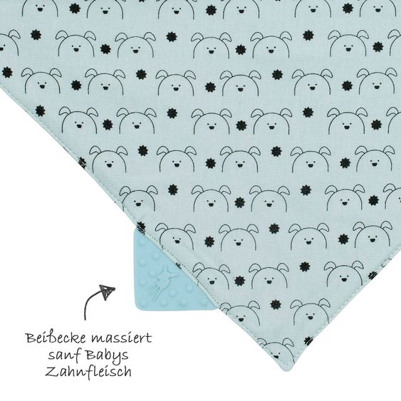 Lässig Wende-Bandana mit Beißecke - Little Chums Dog